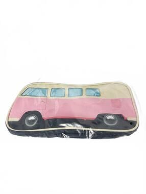 Volkstrajen T1 Camper Van Toiletry Wash Bag Pink